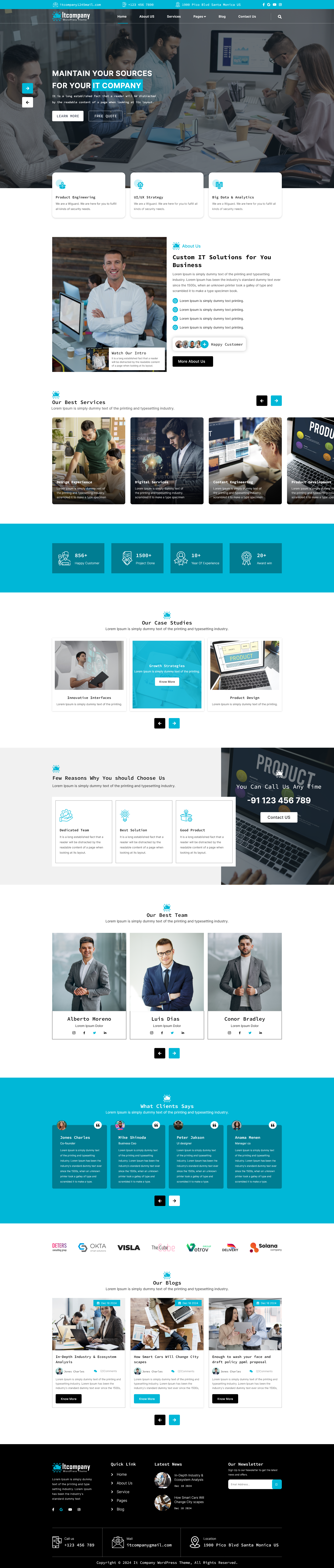 Business Venture WordPress Theme