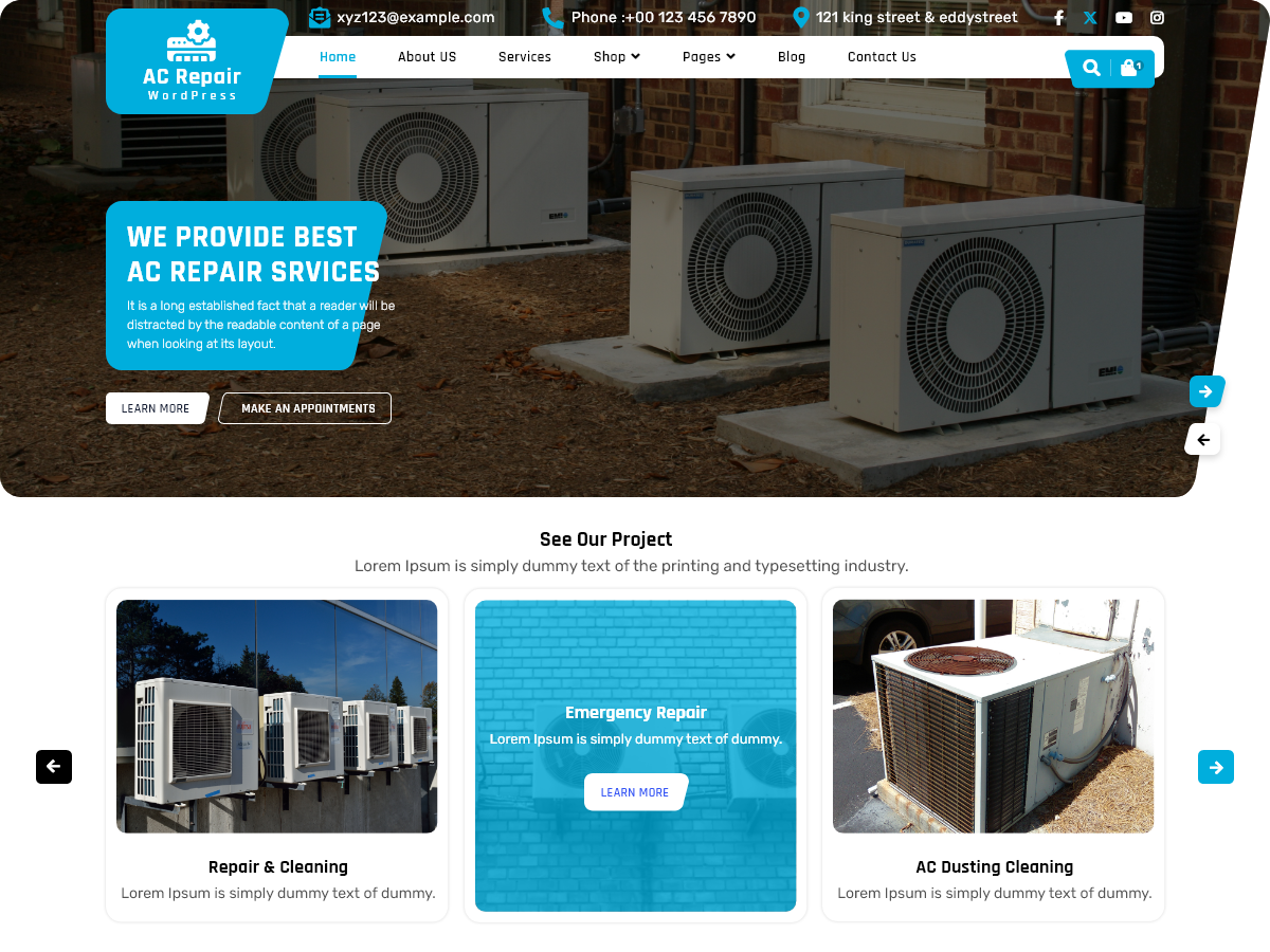 Free AC WordPress Theme