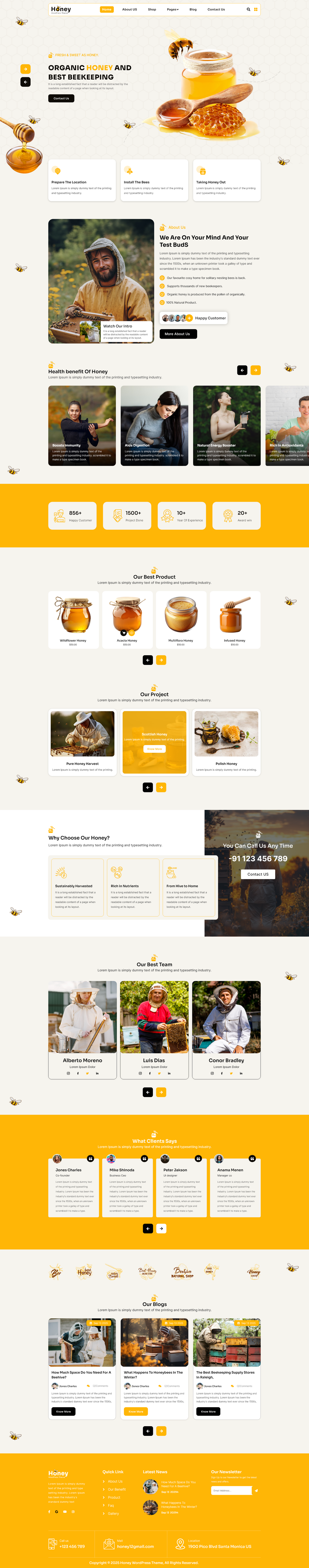 Honey Store WordPress