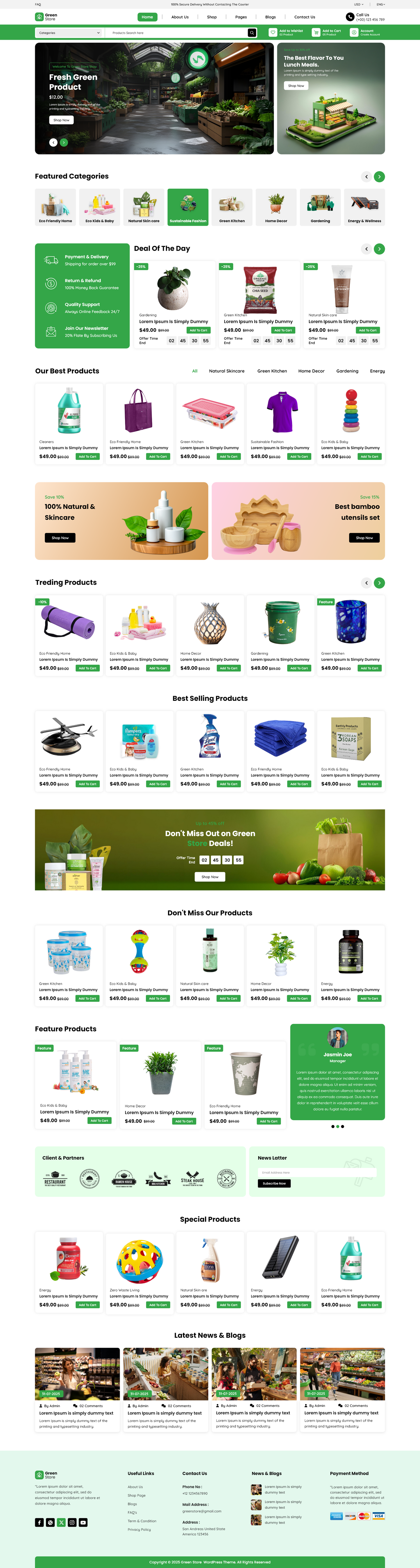 Organic WordPress Theme