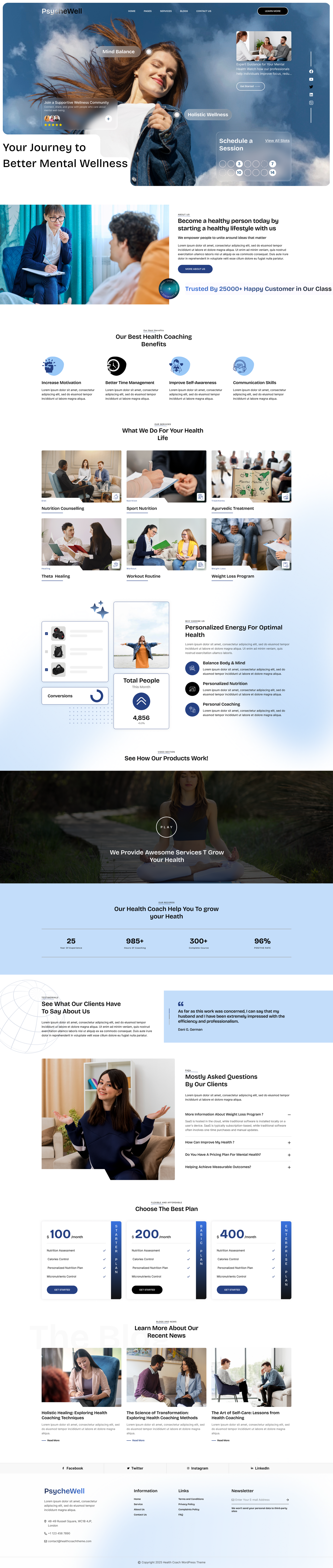 Psychology WordPress Theme