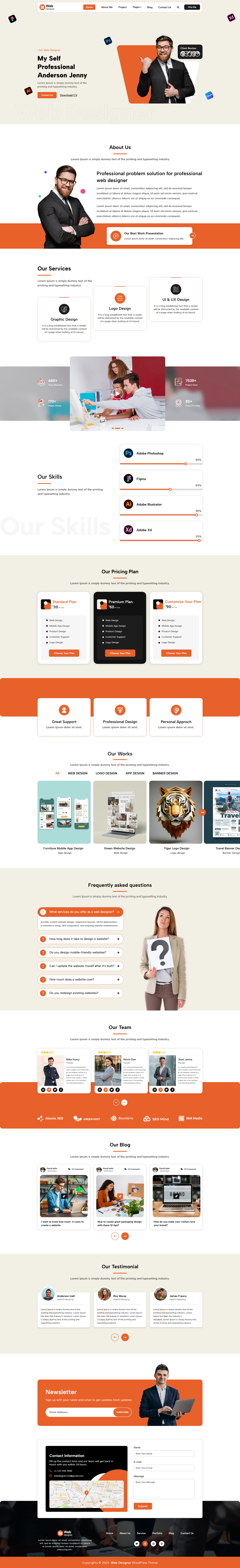 UI Designer WordPress Theme
