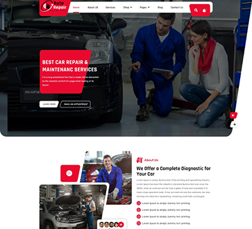 Car Repair WordPress Theme