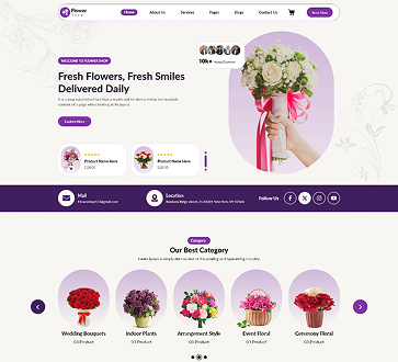 Flower Shop WordPress Theme