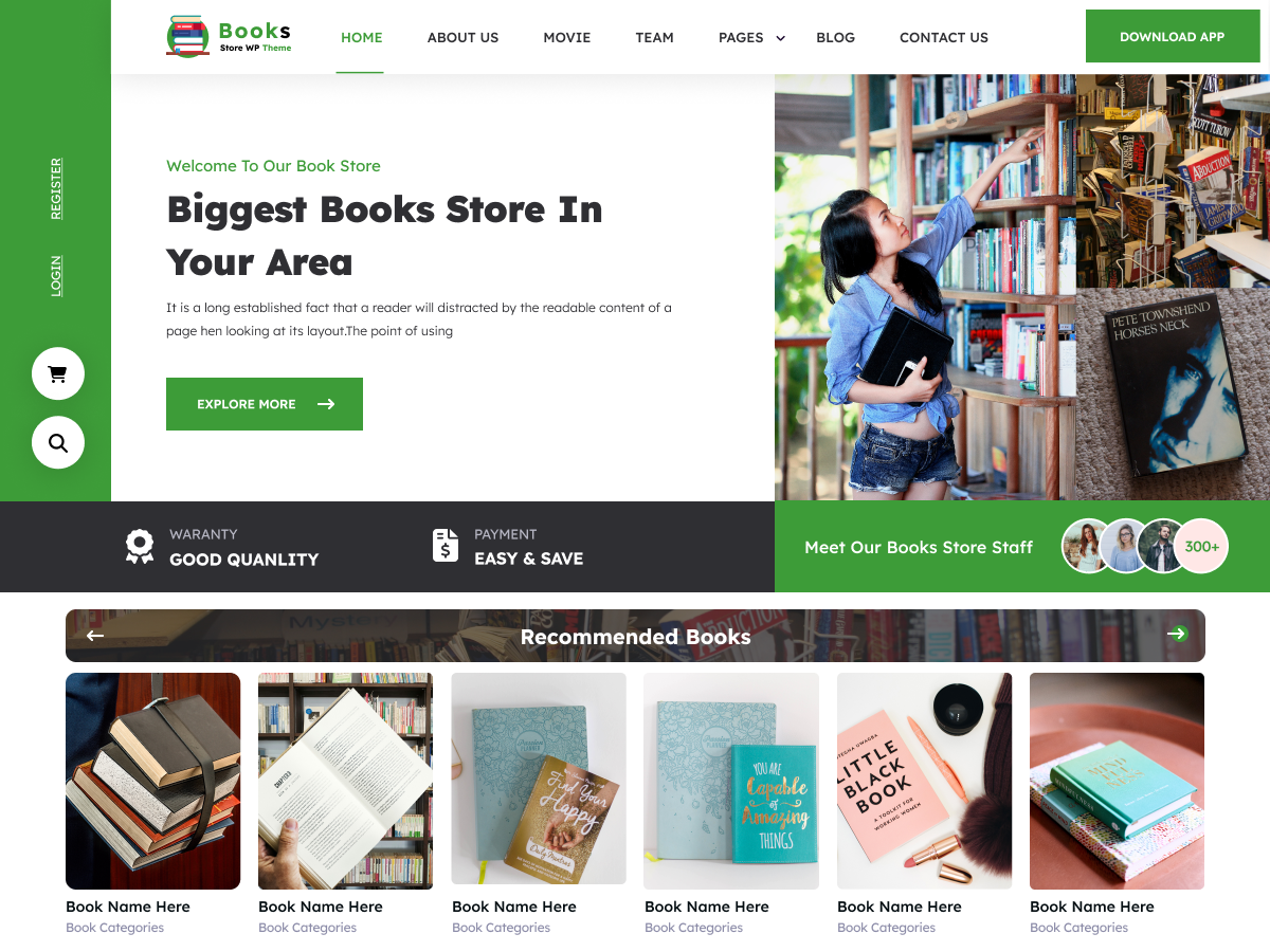 Free Bookseller WordPress Theme : Create A Book Store WordPress Website ...