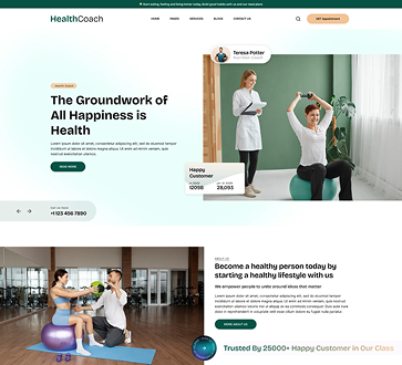 Health Coach WordPress Theme