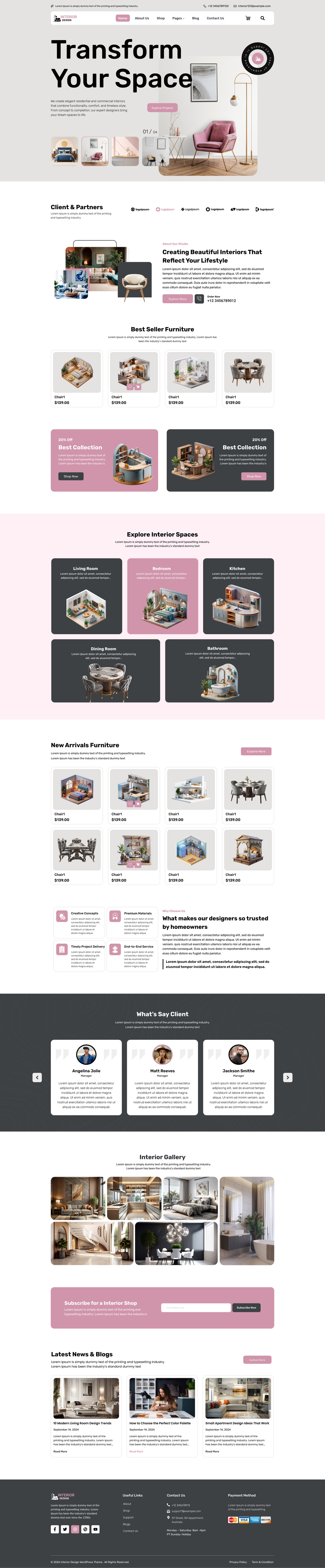 Interior Agency WordPress Theme