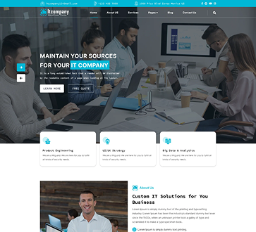 IT Services WordPress Theme