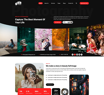 Photographer WordPress Theme