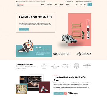 Sneakers WordPress Theme