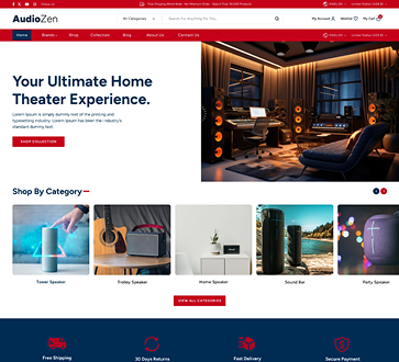 Sound System WordPress Theme