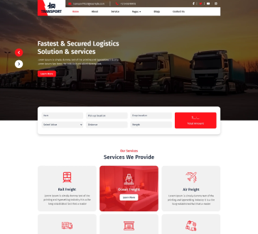 Transport WordPress Theme