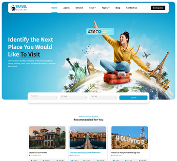 Travel Booking WordPress Theme