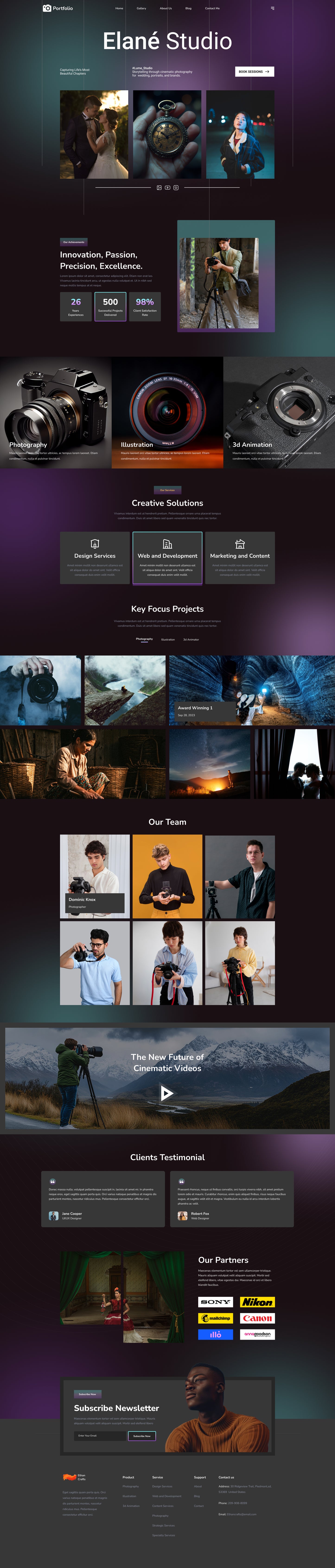 Videographer WordPress Theme