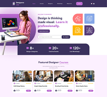 Web Design Courses WordPress Theme